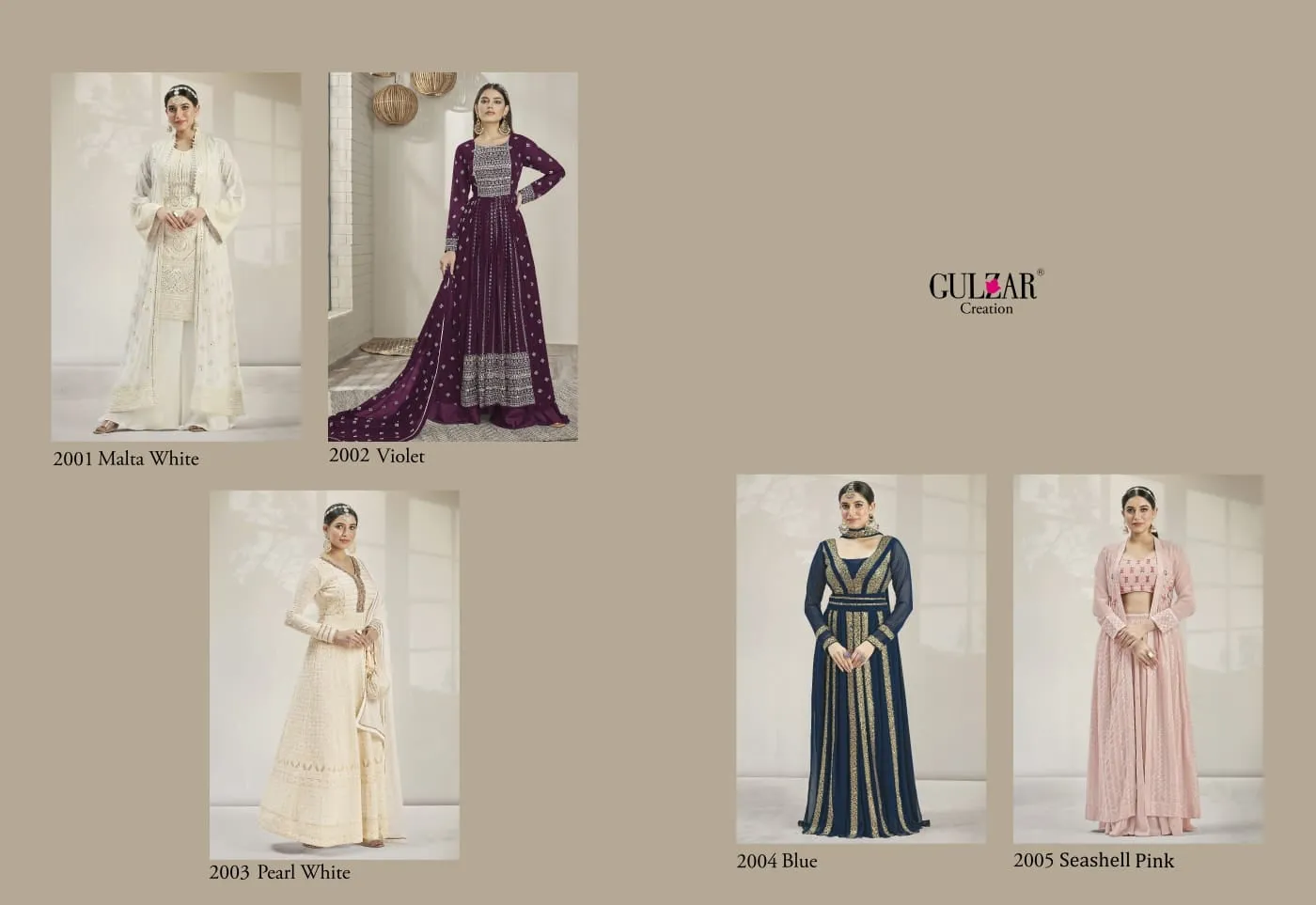 GULZAR MODERN 2001 SERIES SALWAR SUIT