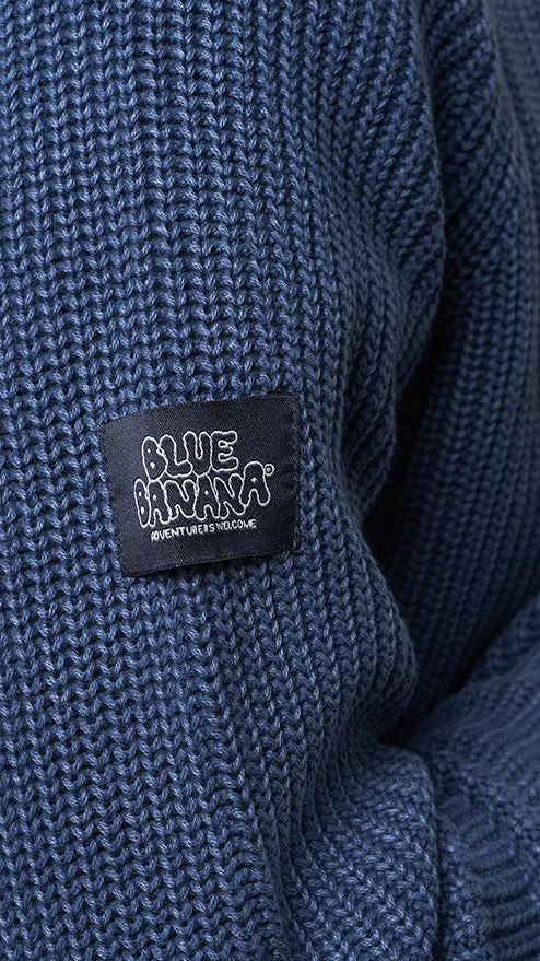 JERSEY KNITTED TOPAZ AZUL MARINO