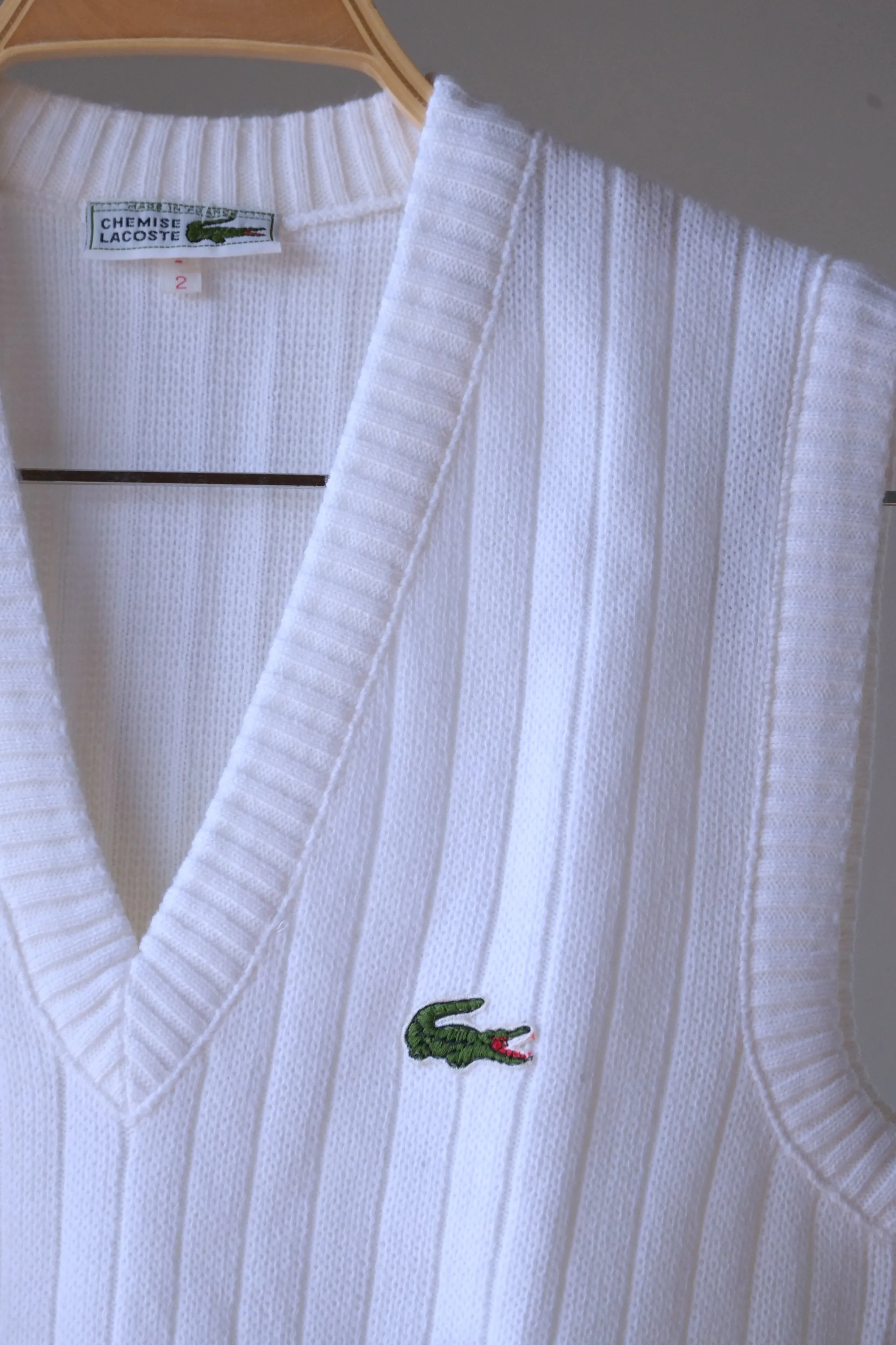 LACOSTE Garros 70's Sweater Vest