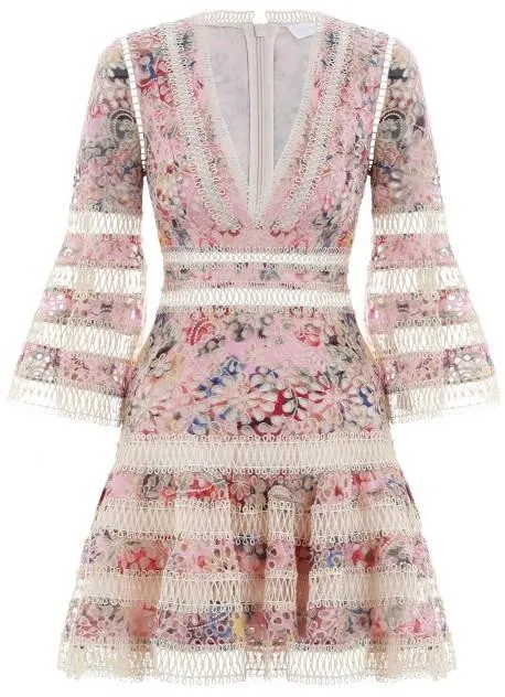 'Lovelorn' Floral Flutter Dress