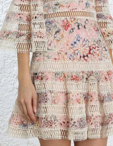'Lovelorn' Floral Flutter Dress