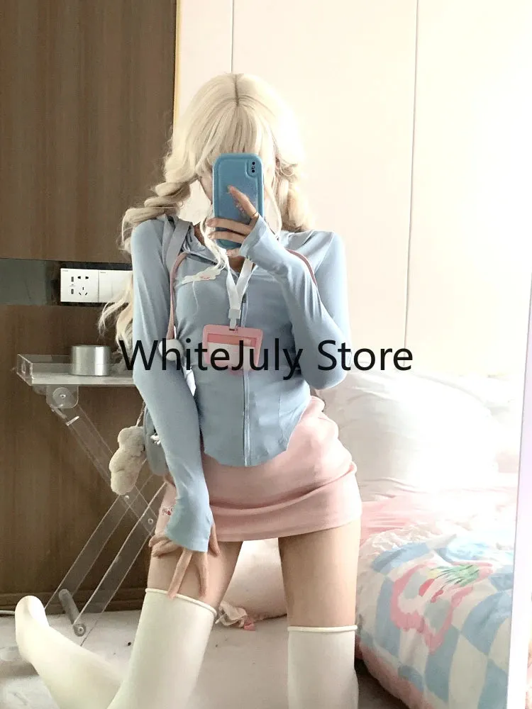 LVSANW 2 Piece Skirts Set Women Casual Bodycon Sweatshirts Y2k Crop Tops   Mini Skirts Kawaii Dress Suits Tracksuits Female 2024 Autumn