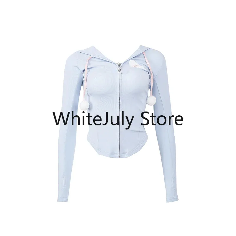 LVSANW 2 Piece Skirts Set Women Casual Bodycon Sweatshirts Y2k Crop Tops   Mini Skirts Kawaii Dress Suits Tracksuits Female 2024 Autumn