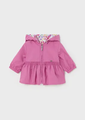 Mayoral Baby Girls Rose Pink Reversible Windbreaker