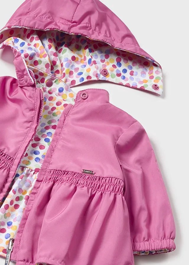 Mayoral Baby Girls Rose Pink Reversible Windbreaker