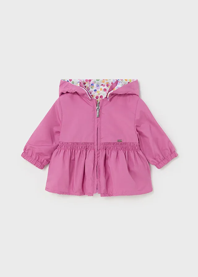 Mayoral Baby Girls Rose Pink Reversible Windbreaker