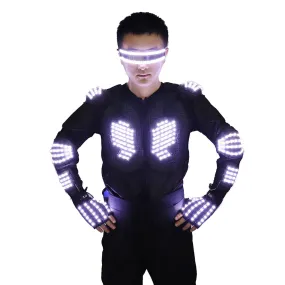 New LED Armor Luminous Jackets Costume