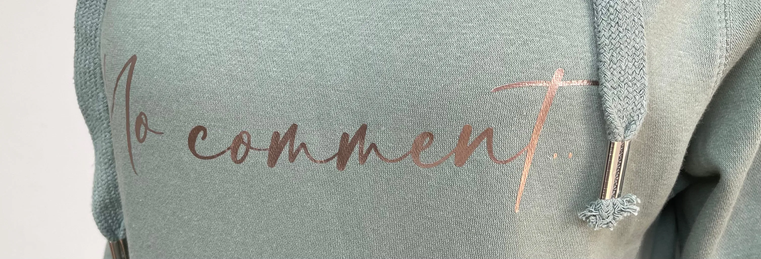 No Comment Sweatshirt - Sage