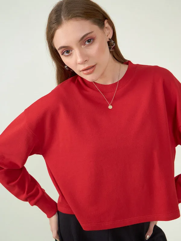 Odour Free Crop Sweatshirt