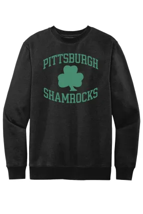 Pittsburgh Shamrocks Hockey - Fleece Crewneck Sweatshirt