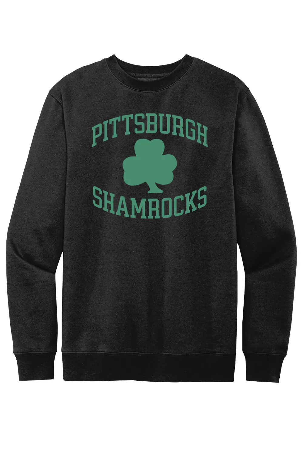 Pittsburgh Shamrocks Hockey - Fleece Crewneck Sweatshirt