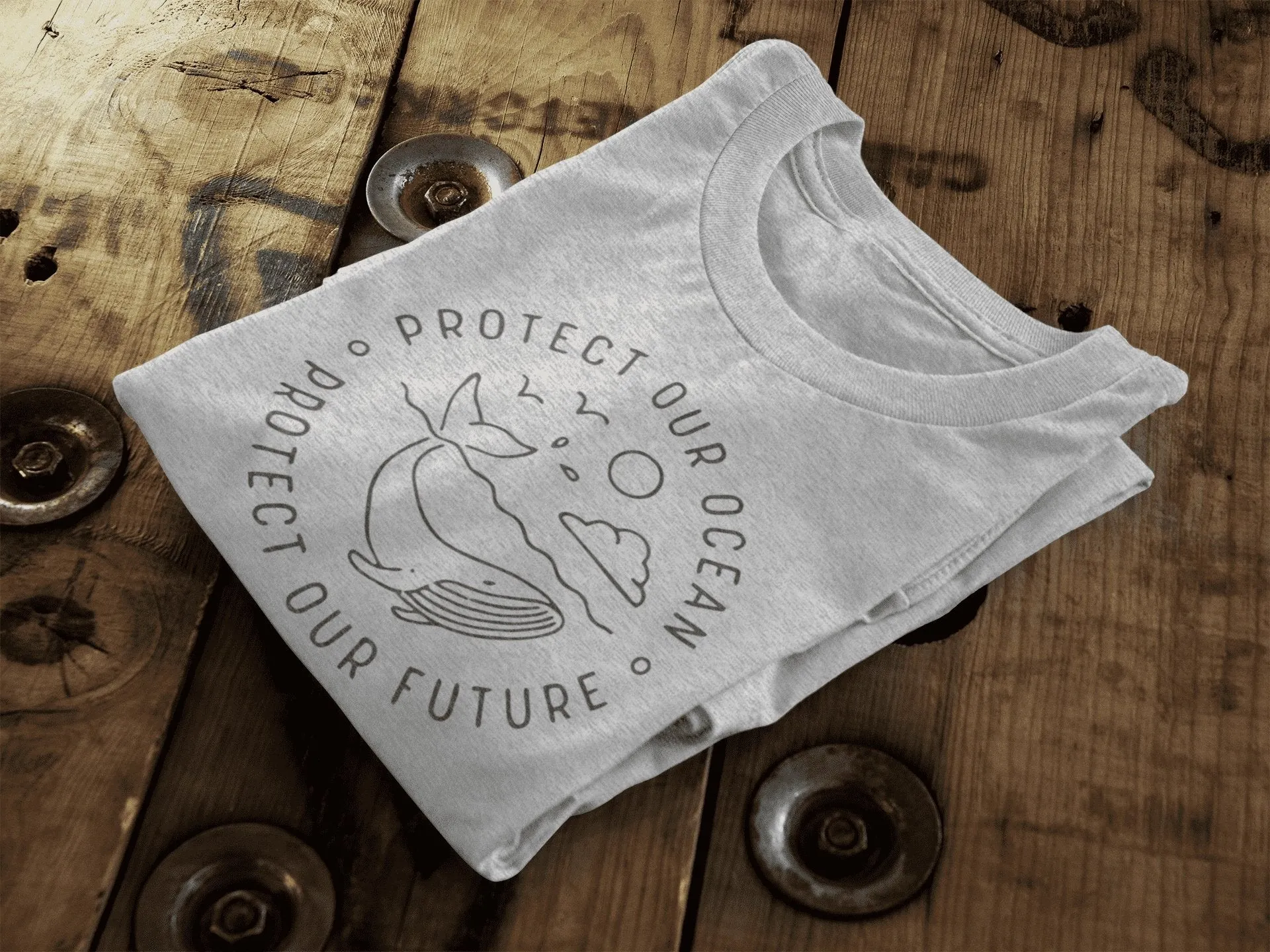 Protect Our Ocean Protect Our Future || Organic Cotton || Unisex T-Shirt