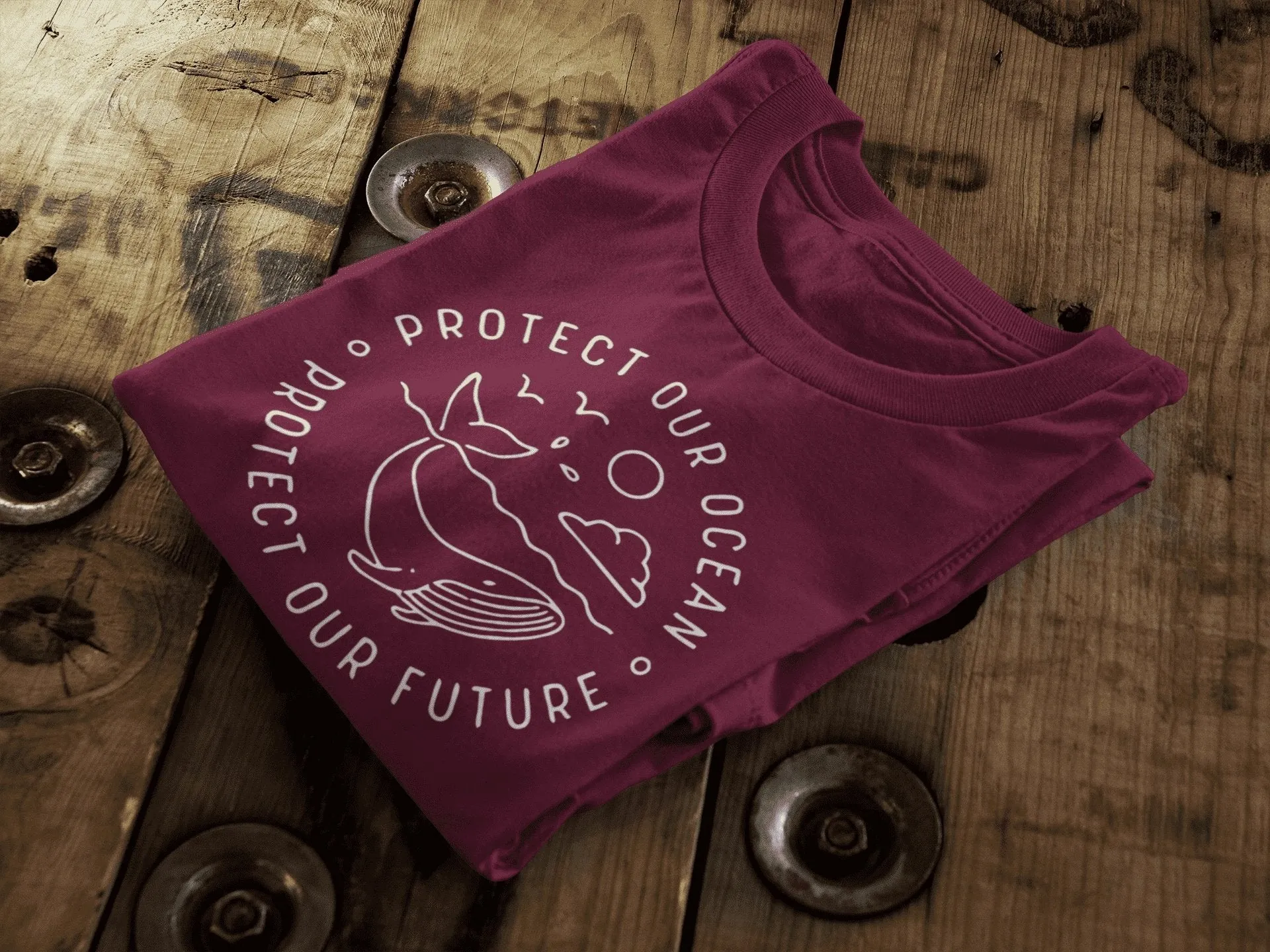 Protect Our Ocean Protect Our Future || Organic Cotton || Unisex T-Shirt