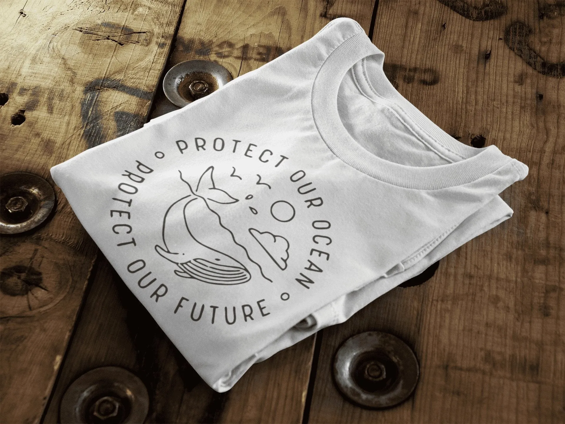 Protect Our Ocean Protect Our Future || Organic Cotton || Unisex T-Shirt