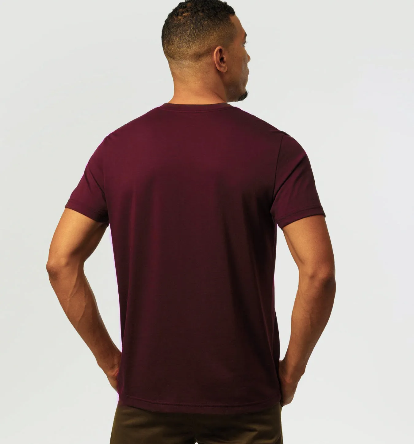 Psycho Bunny Classic V Neck - Crimson