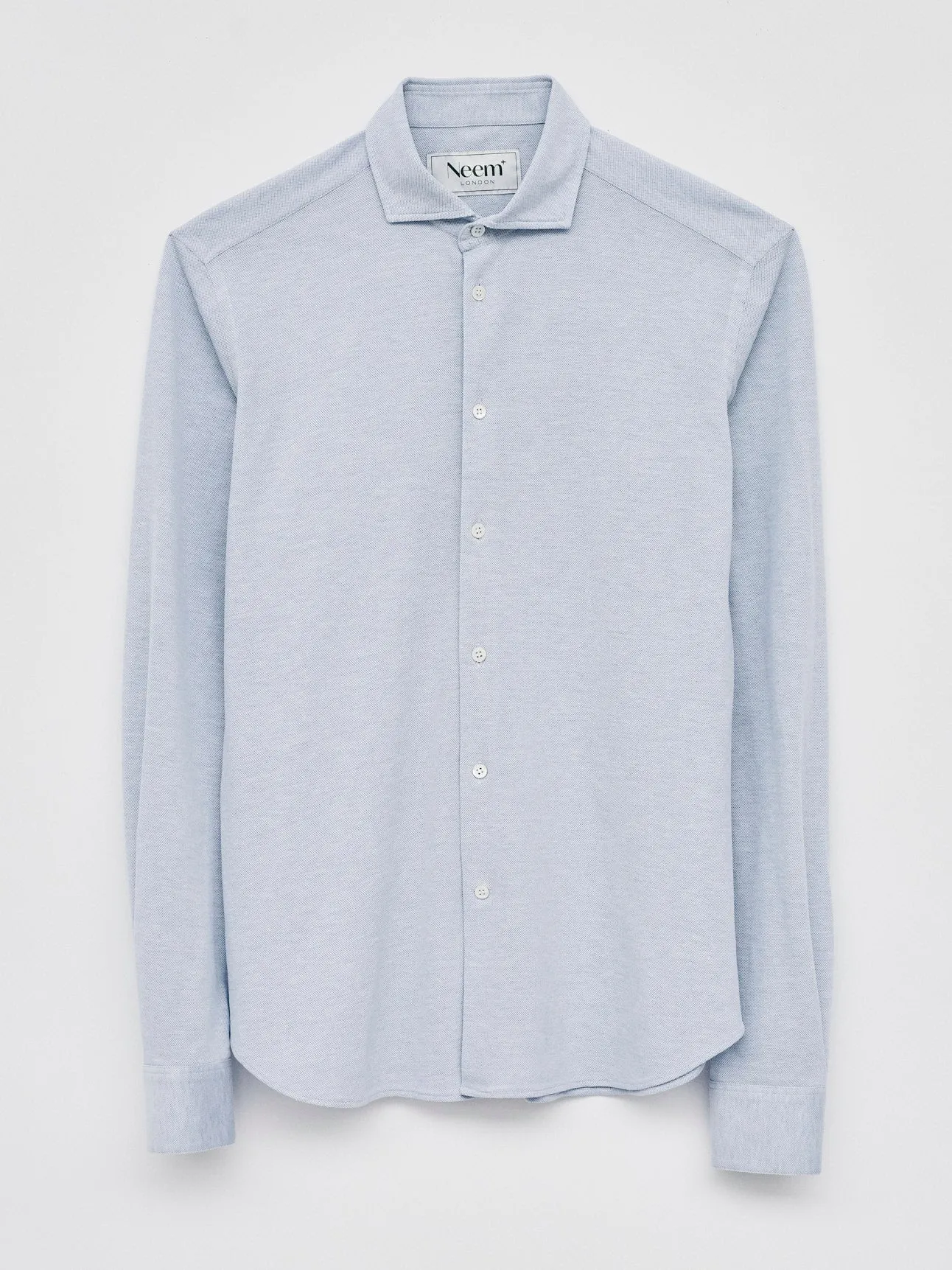 Recycled Sky Dobby Cut Away Shirt
