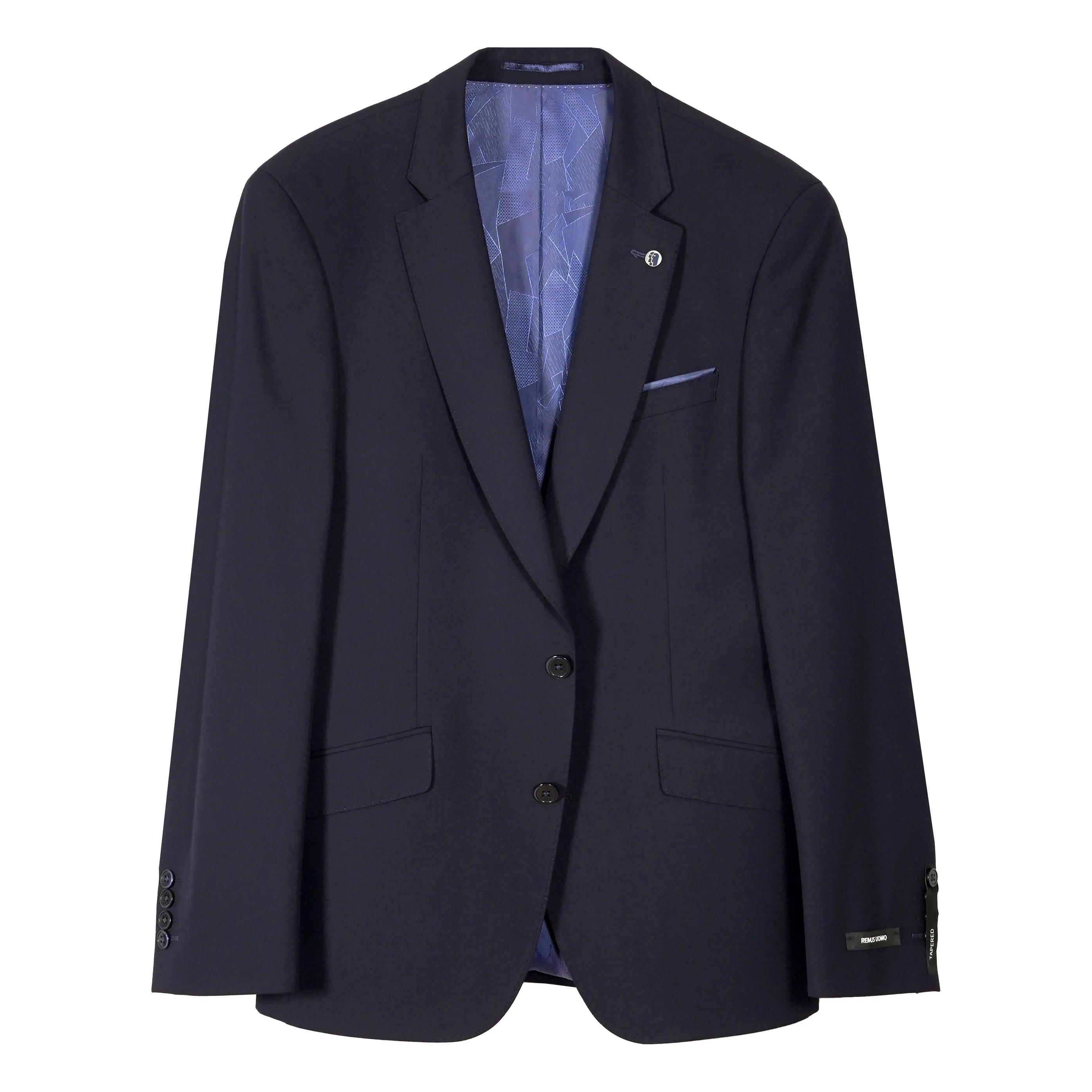 Remus Uomo Tapered Fit Stretch Mix And Match Suit Jacket - Navy (Piece 1)