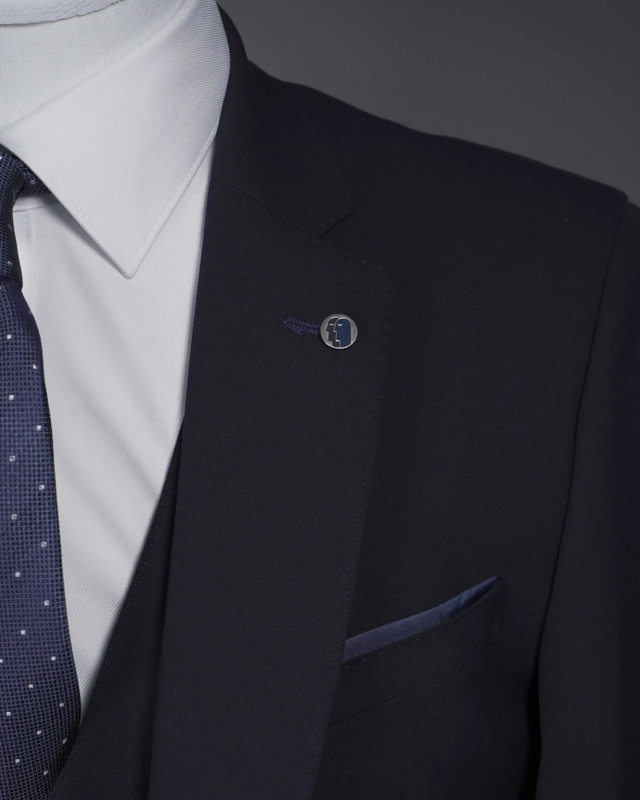 Remus Uomo Tapered Fit Stretch Mix And Match Suit Jacket - Navy (Piece 1)