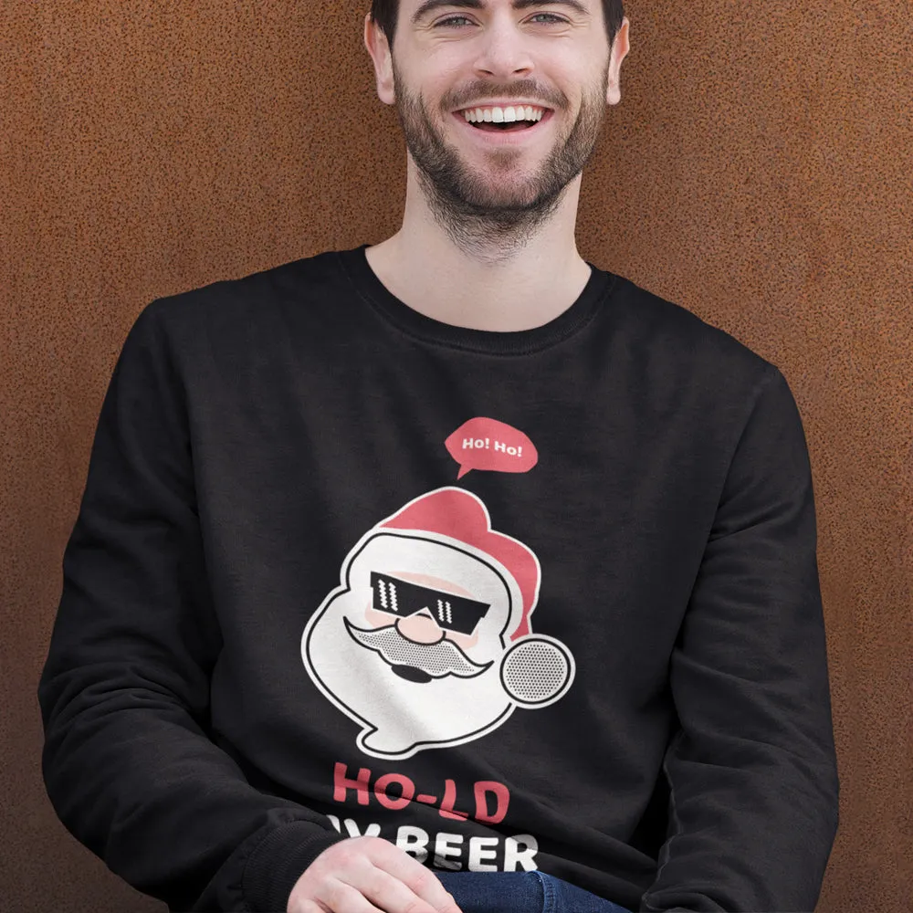 Santa Beer Crewneck Sweatshirt