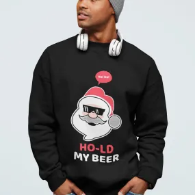 Santa Beer Crewneck Sweatshirt