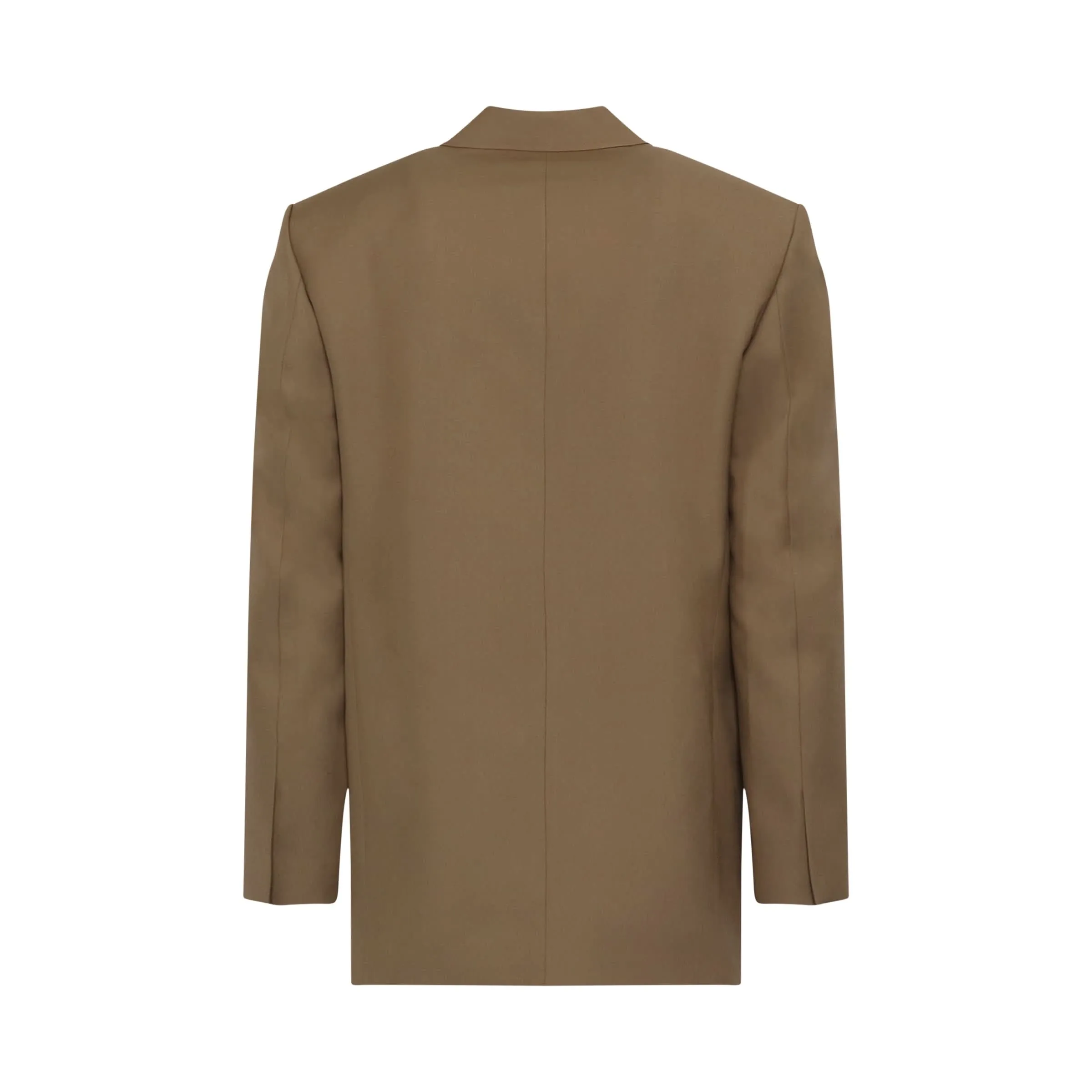 Suit Logo Blazer in Beige