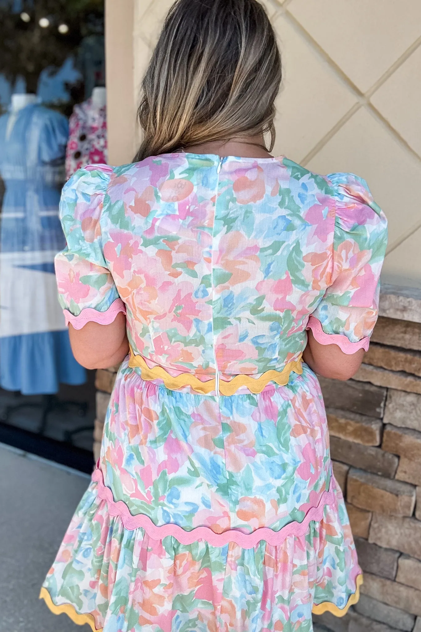Sunset Ric-Rac Dress