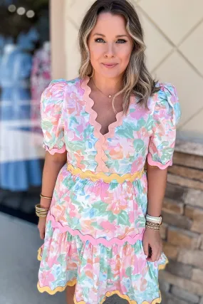 Sunset Ric-Rac Dress