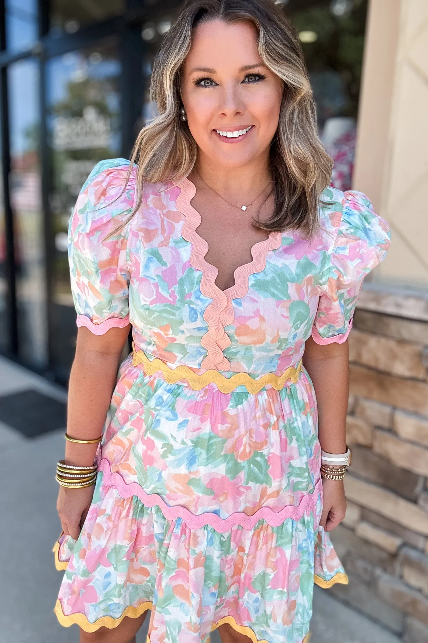 Sunset Ric-Rac Dress