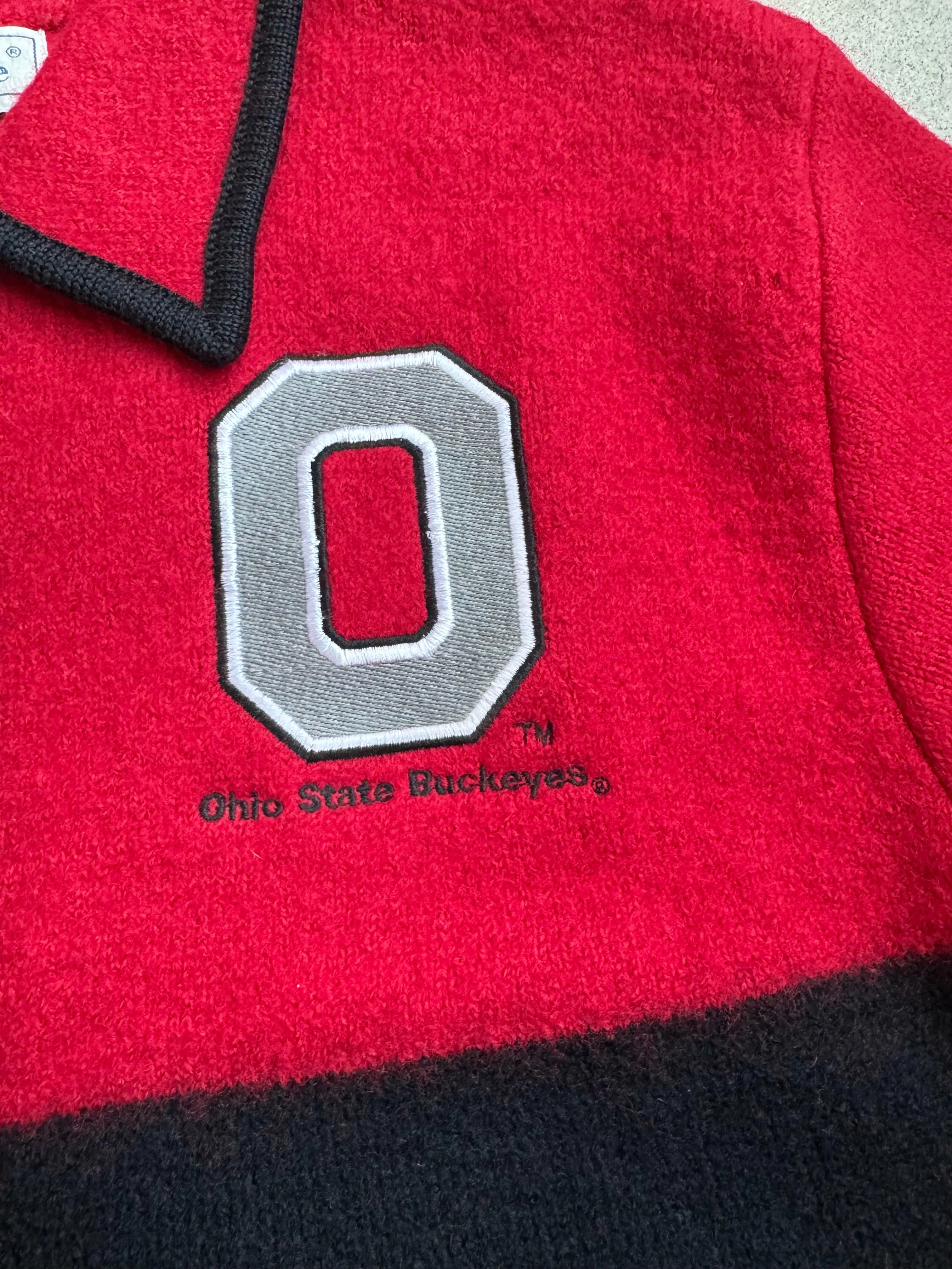 Vintage BellePointe Ohio State Embroidered Wool Cardigan (S)