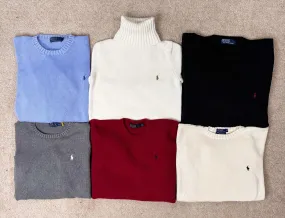#VV34 Ralph Lauren Knitted/Jumper Sweaters 30 PCs