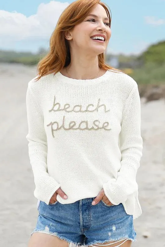 Wooden Ships BEACH PLEASE Sweater
