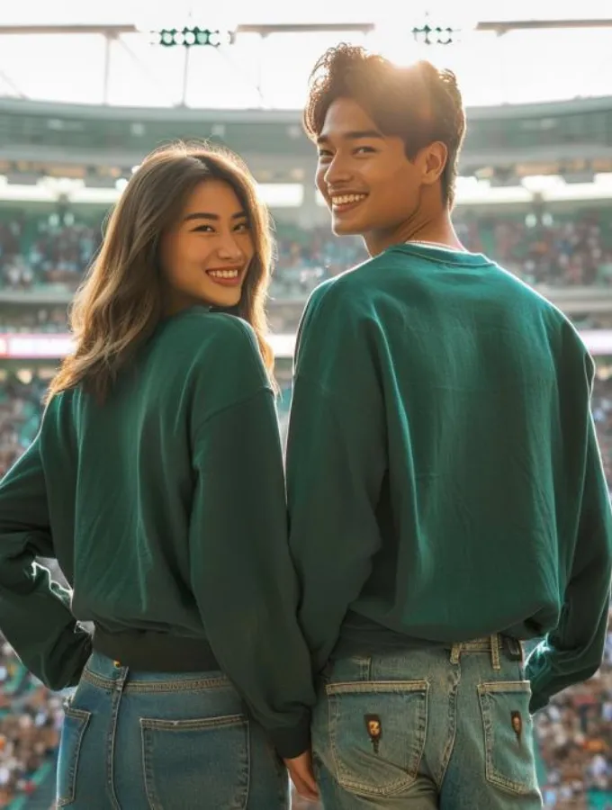 WORLD CHAMPS IDENTITY SWEATER - GREEN - UNISEX